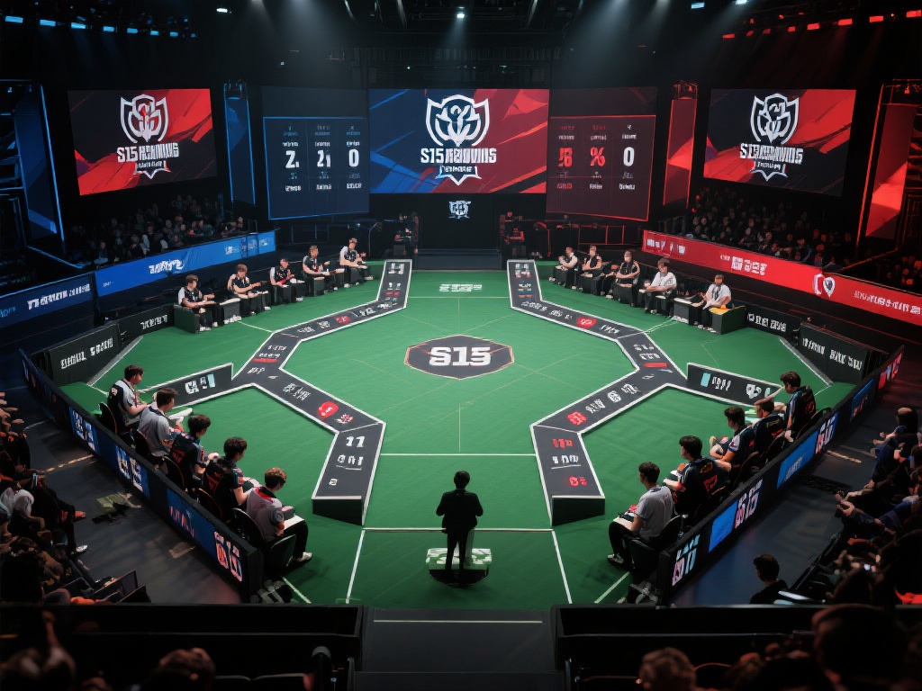 在S15全球总决赛中，积分规则主要应用于